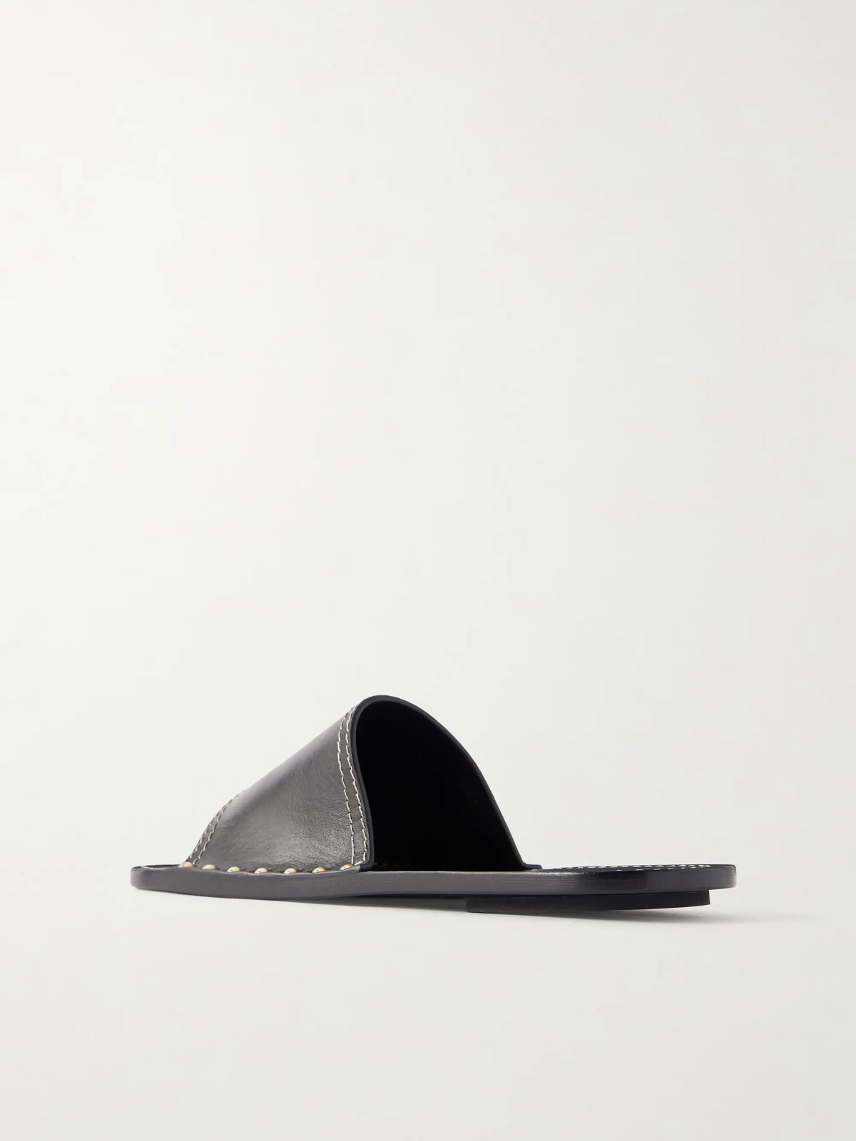 Studded Leather Slides