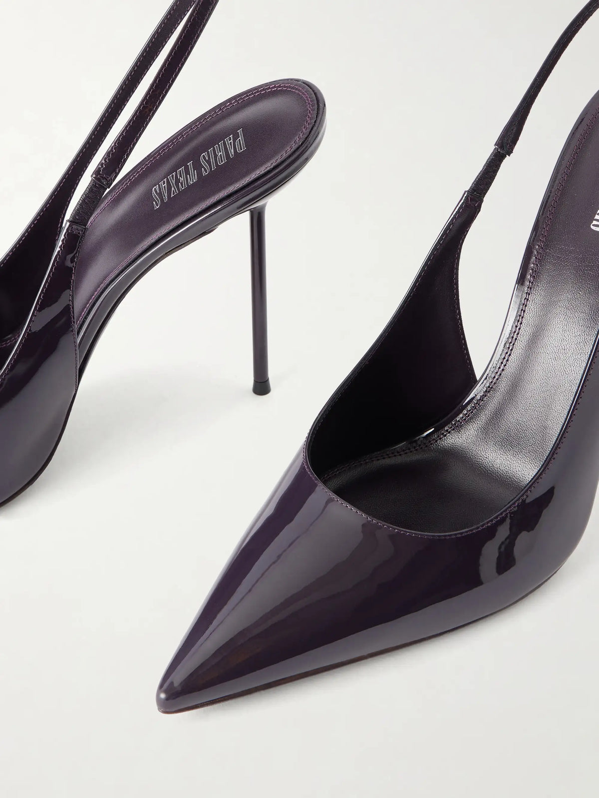 105 Lidia Patent-leather Slingback Pumps