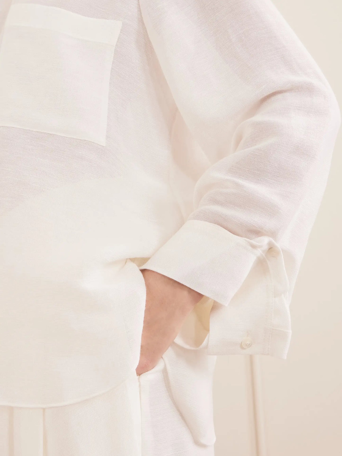 Next Morning Linen And Silk-blend Shirt