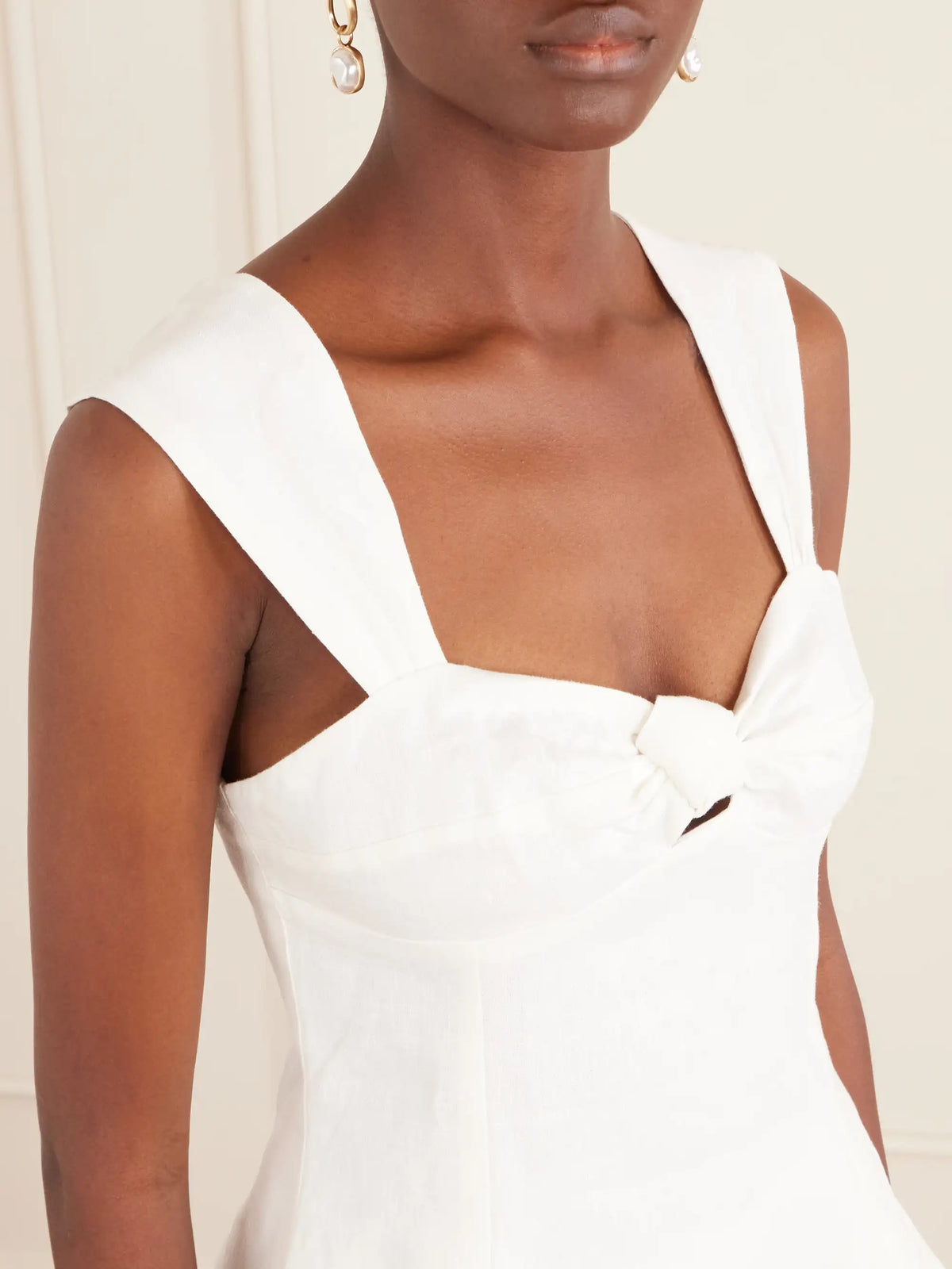 Faithfull Pallida Linen Top