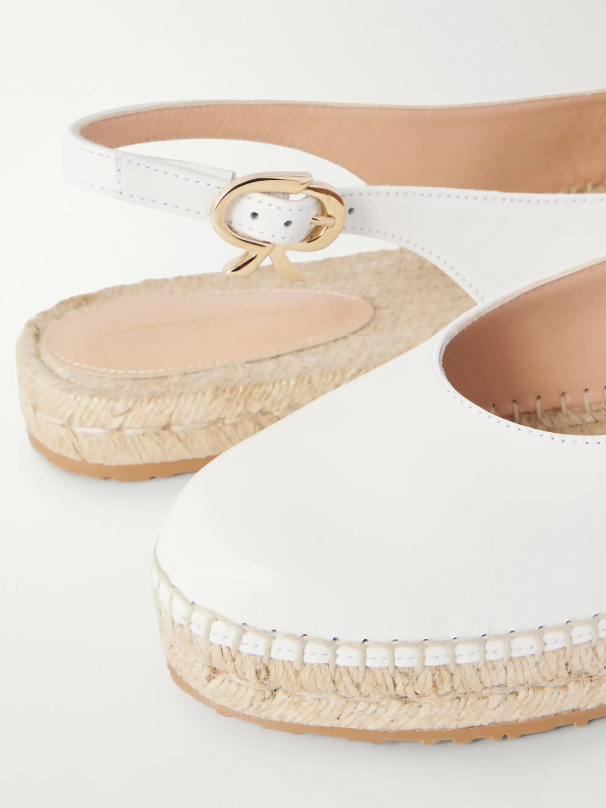 Paz Leather Slingback Espadrilles
