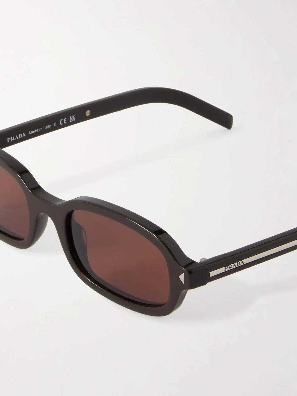 Prada Eyewear Rectangular-frame Acetate Sunglasses