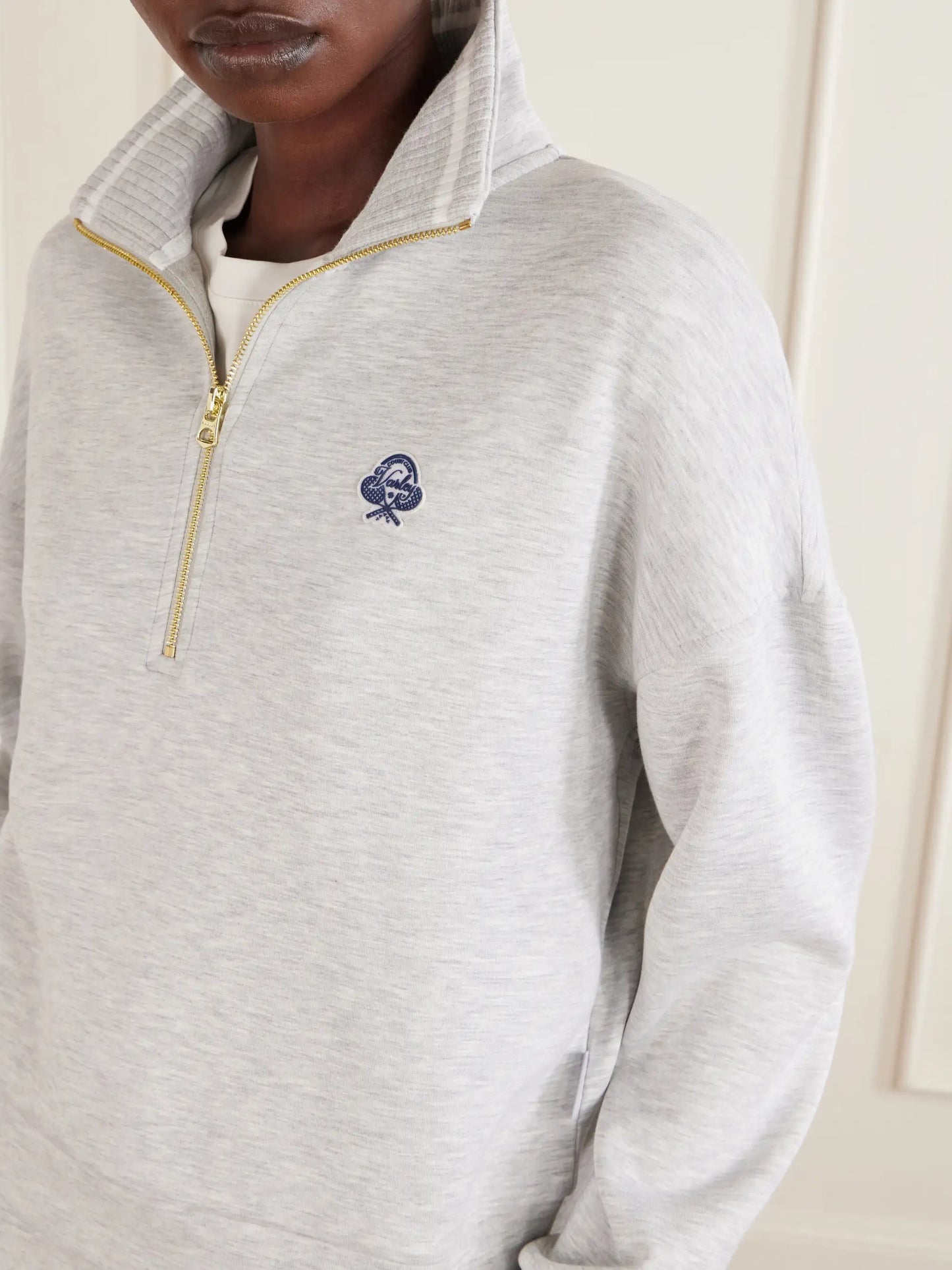 Bertie Stretch-jersey Half-zip Sweatshirt