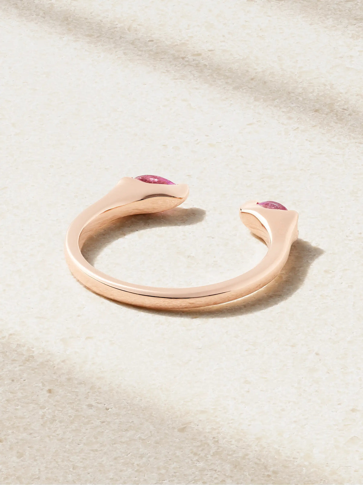 Orbit 18-karat Rose Gold Sapphire Ring