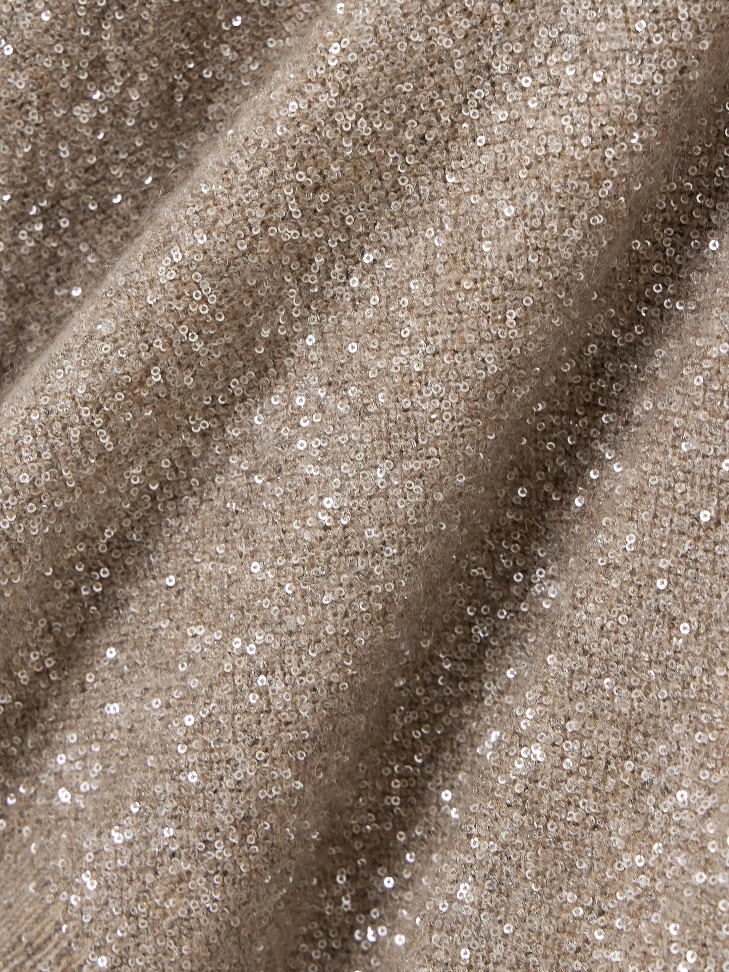 Sequined Knitted Sweater