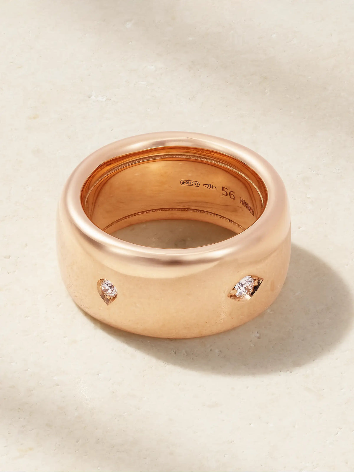 Iconica Medium/large 18-karat Rose Gold Diamond Ring