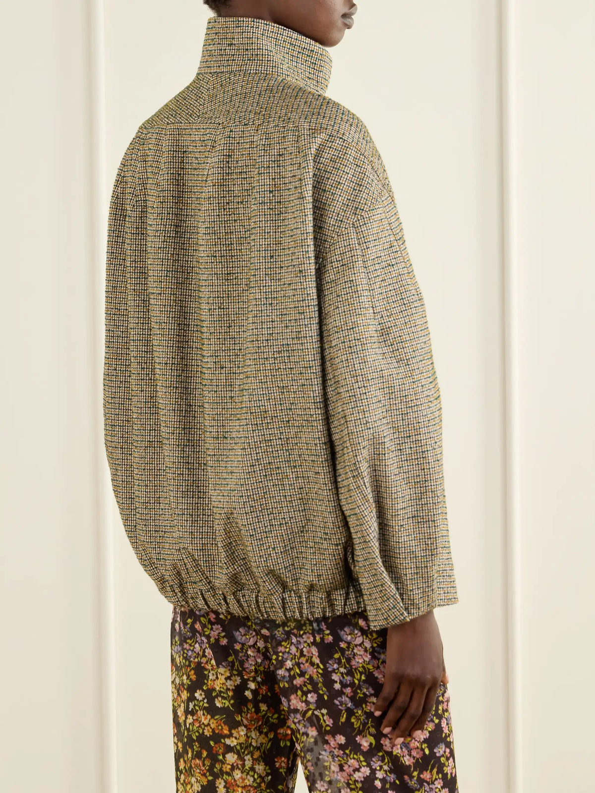 Dries Van Noten Checked Bouclé Jacket