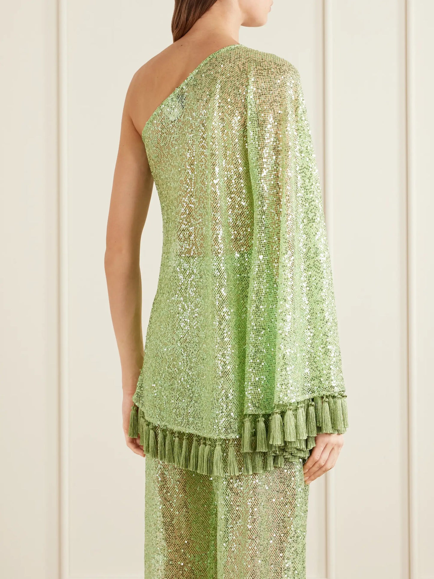 Sequined Fringed Blouse