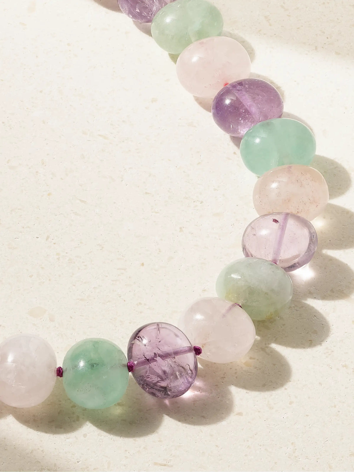 Xl Gold Quartz Necklace