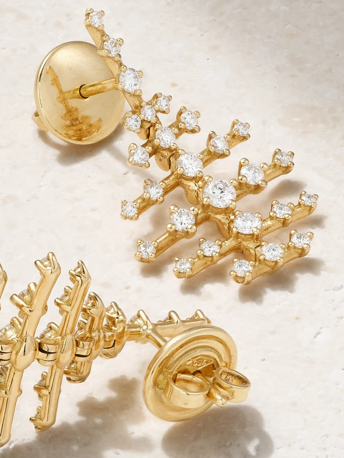 Disco Mini 18-karat Gold Diamond Earrings