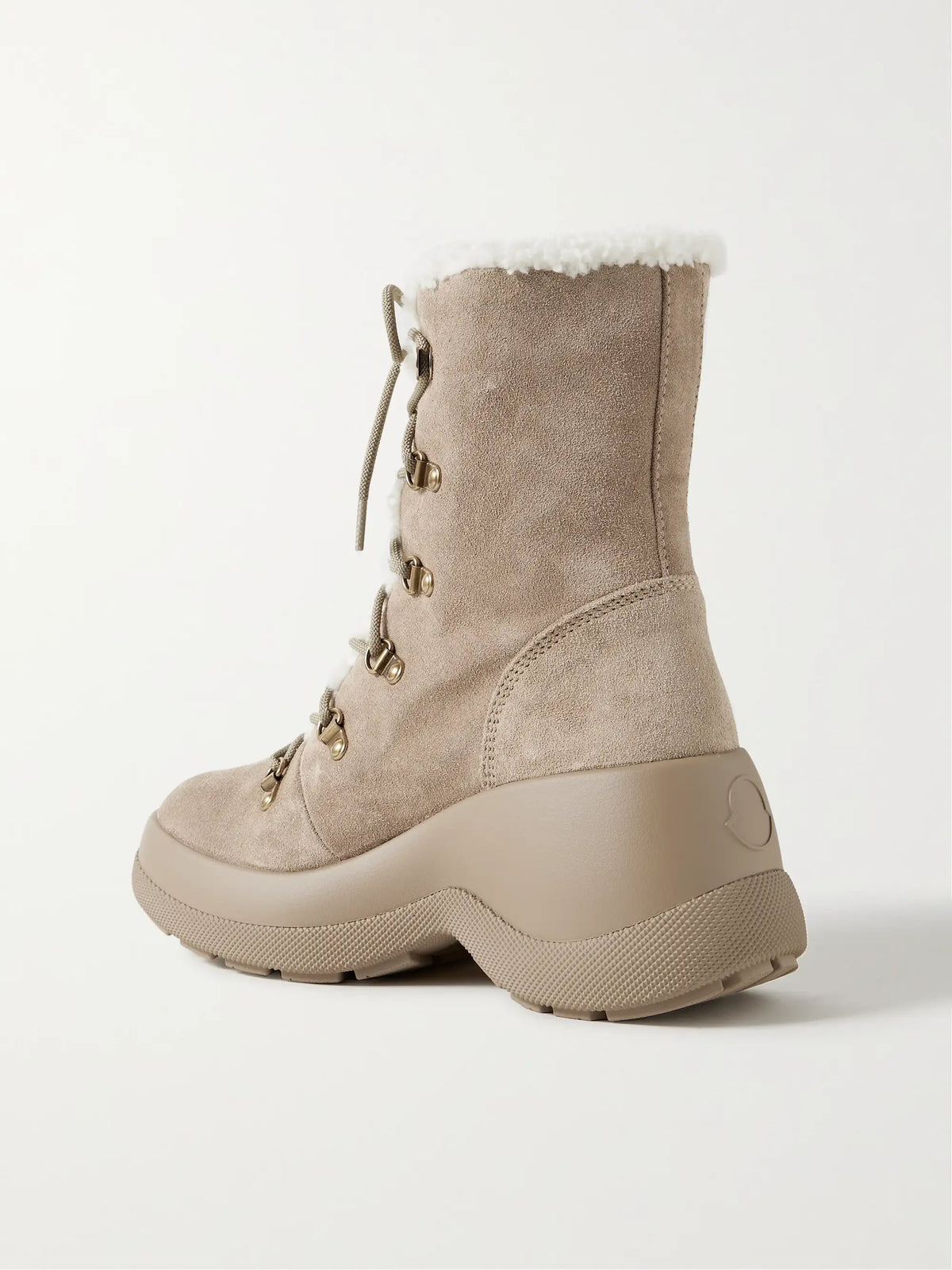 Resile Trek Plush-trimmed Suede Ankle Boots