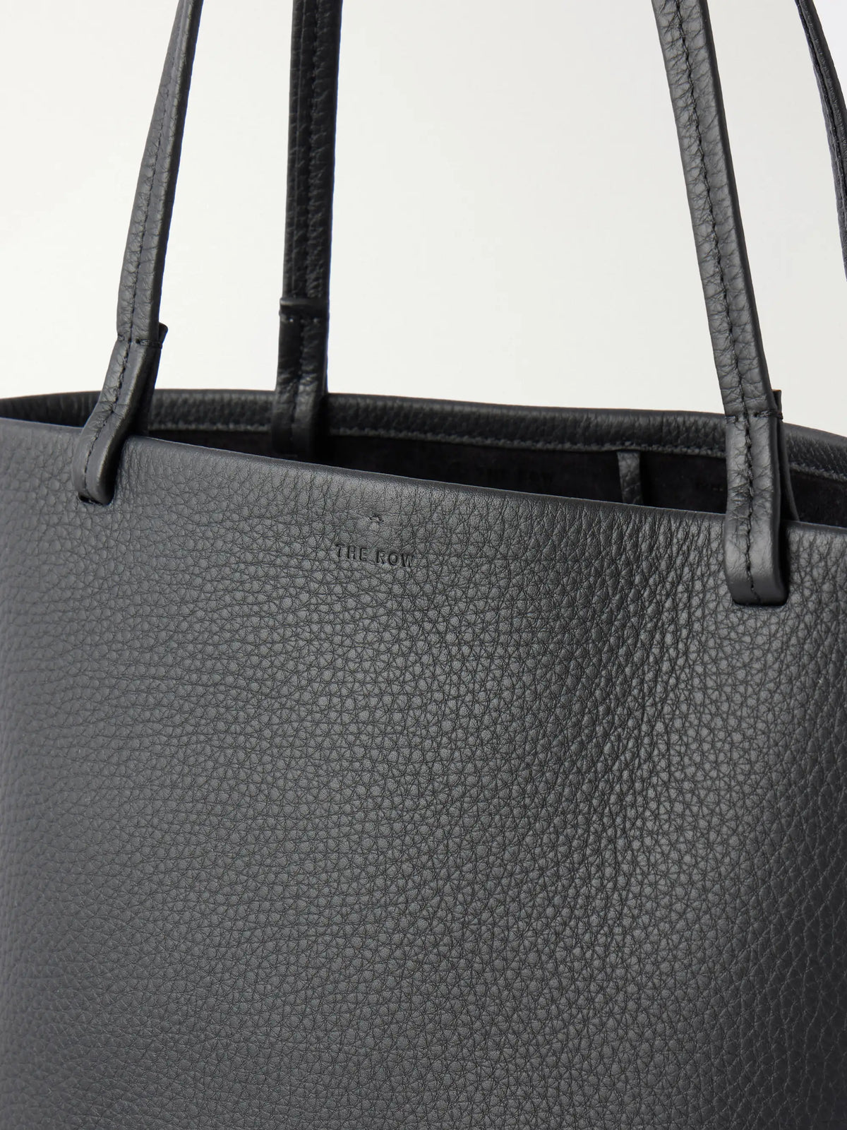 The Row Park Medium Textured-leather Tote