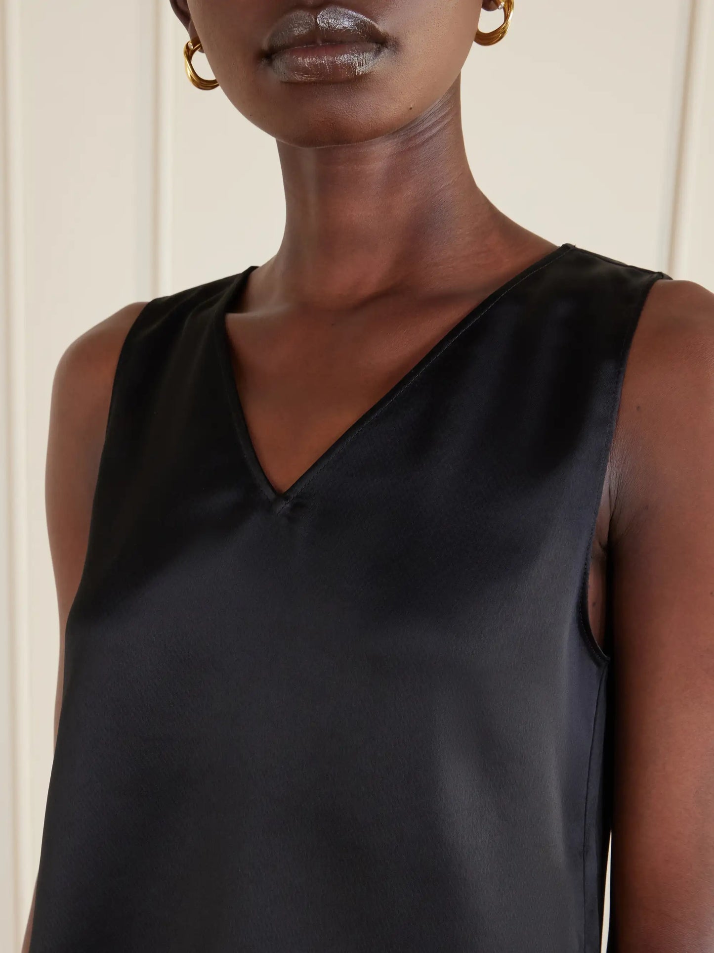 Barb Satin Tank Top
