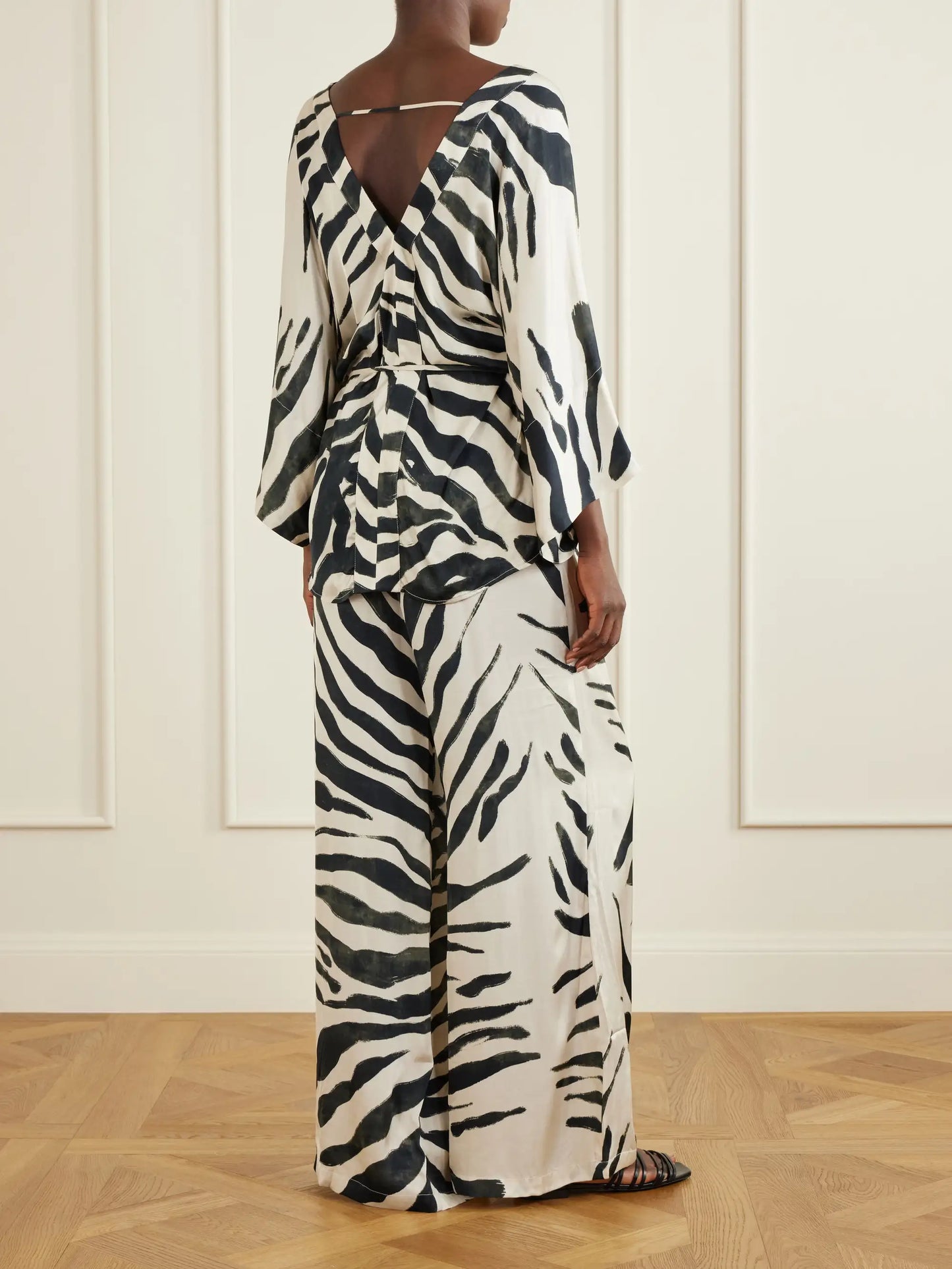 Desierto Vivo Printed Georgette Blouse