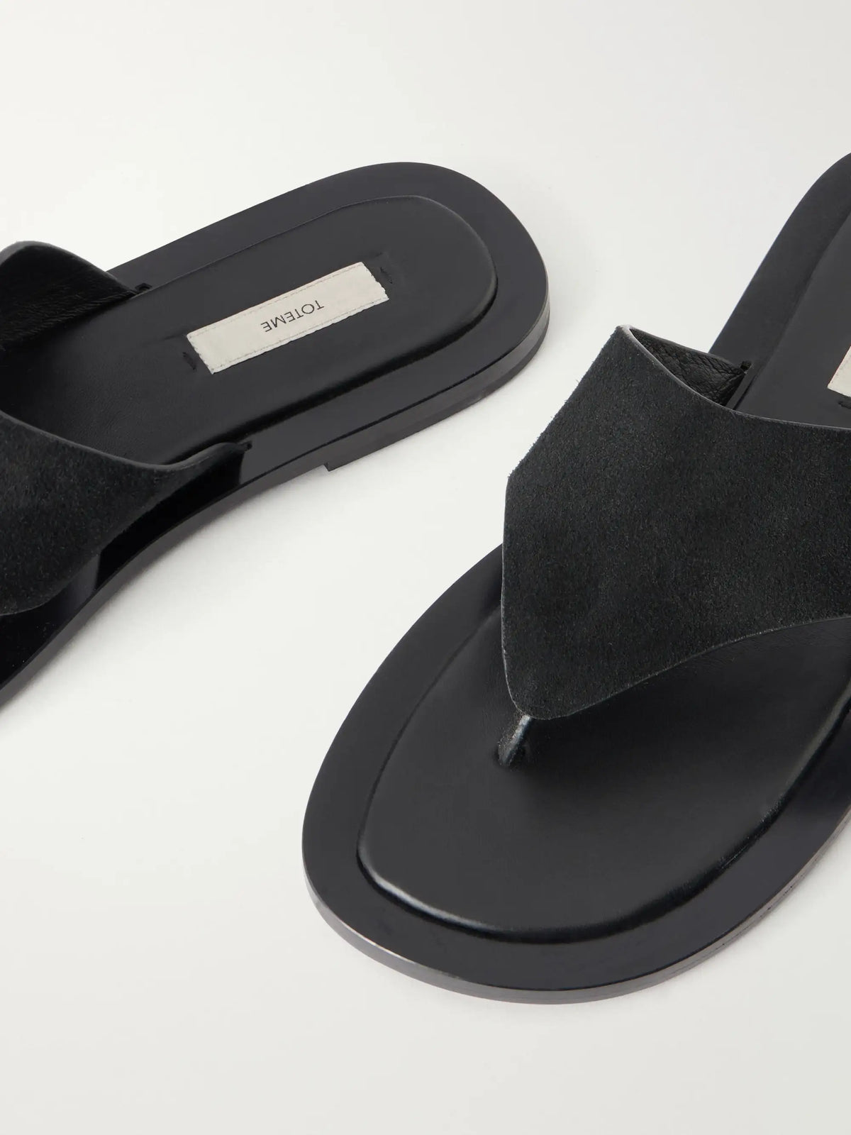 Suede Thong Sandals