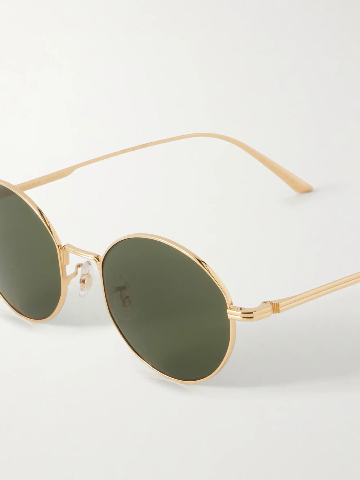 + Khaite 1994c Round-frame Metal Sunglasses