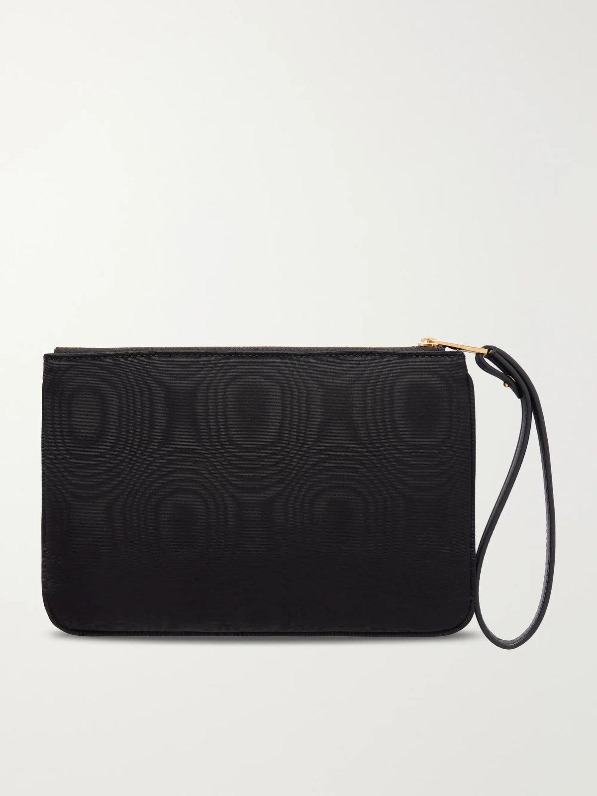Vlogo Embellished Moire Clutch