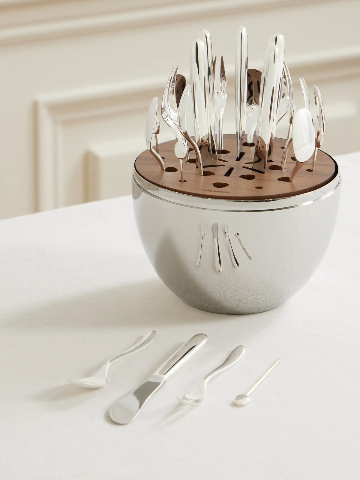 Mood Party 24-piece Silver-plated Cutlery Set