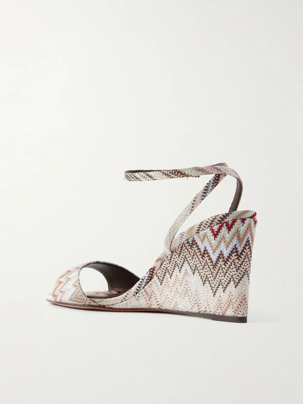 Julie Striped Woven Sandals