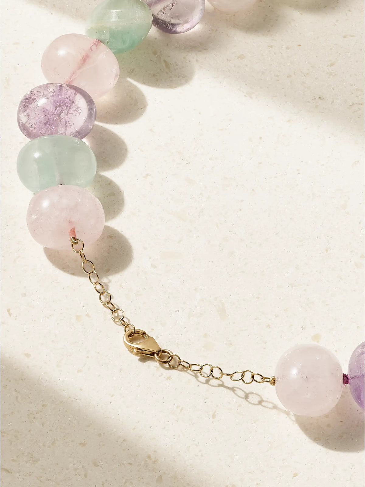 Xl Gold Quartz Necklace