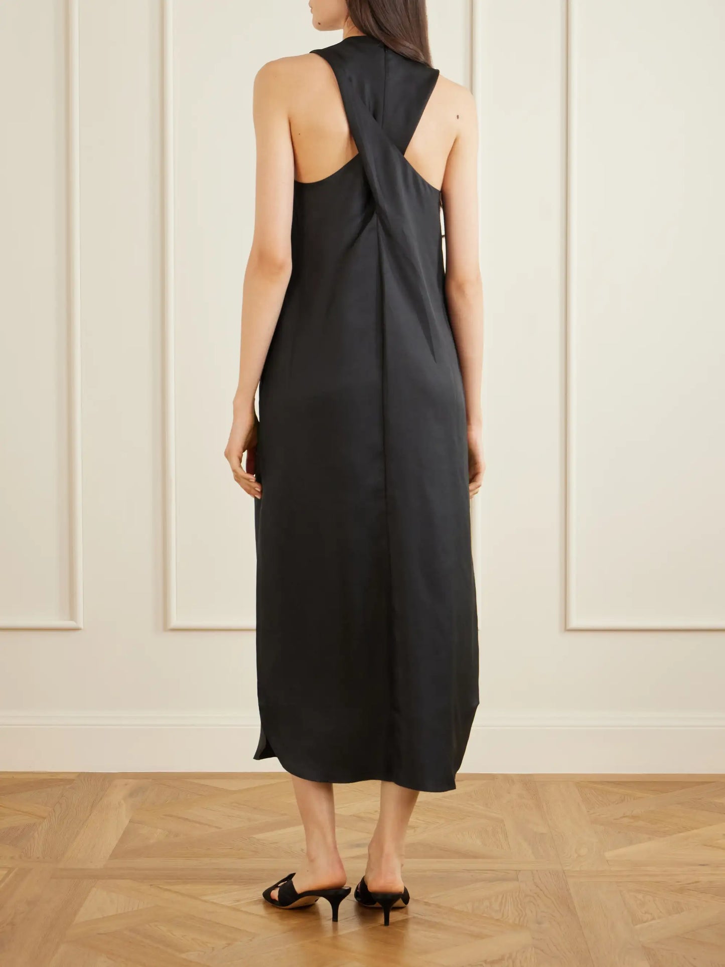 Paloma Silk-twill Maxi Dress