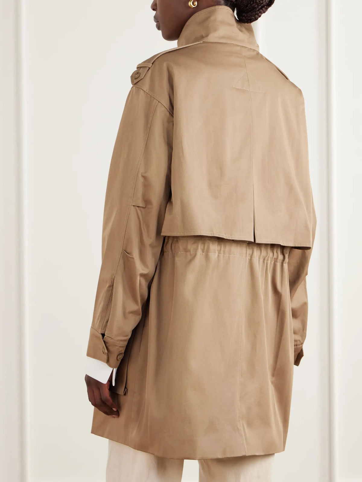 TWP Drawing Conclusions Drawstring Cotton-twill Jacket