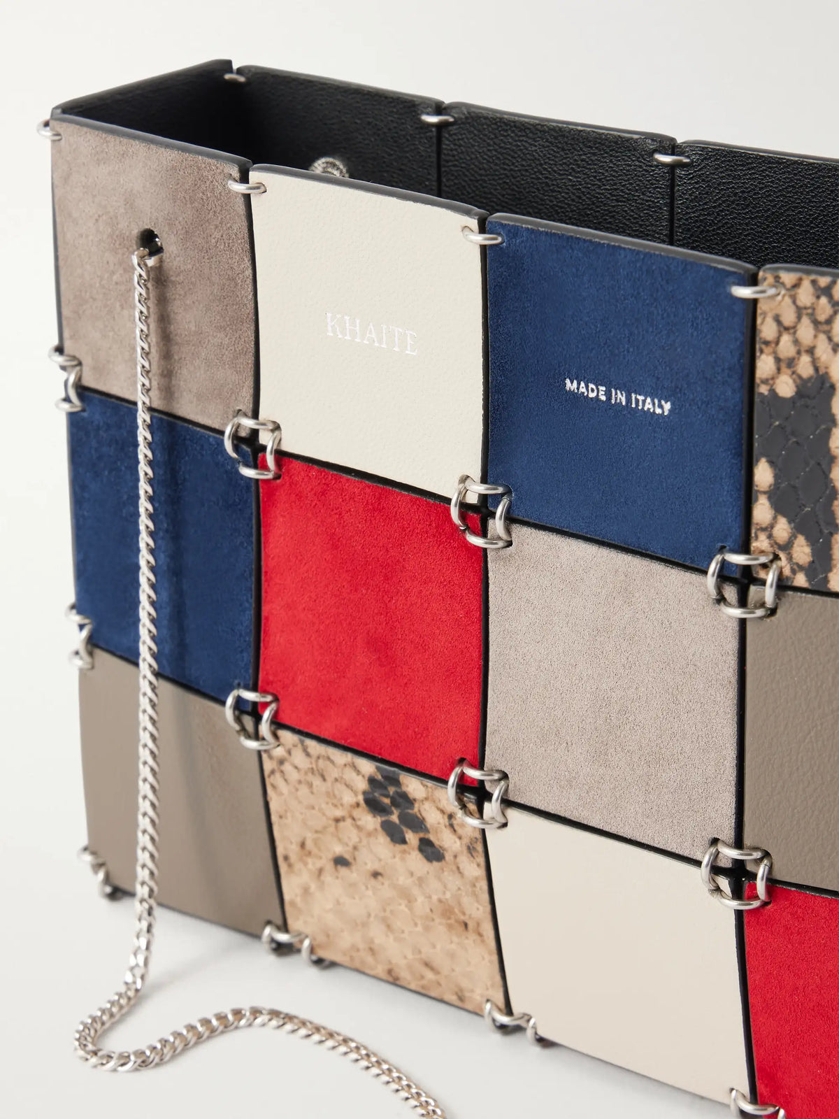 Emma Color-block Leather Mini Bag