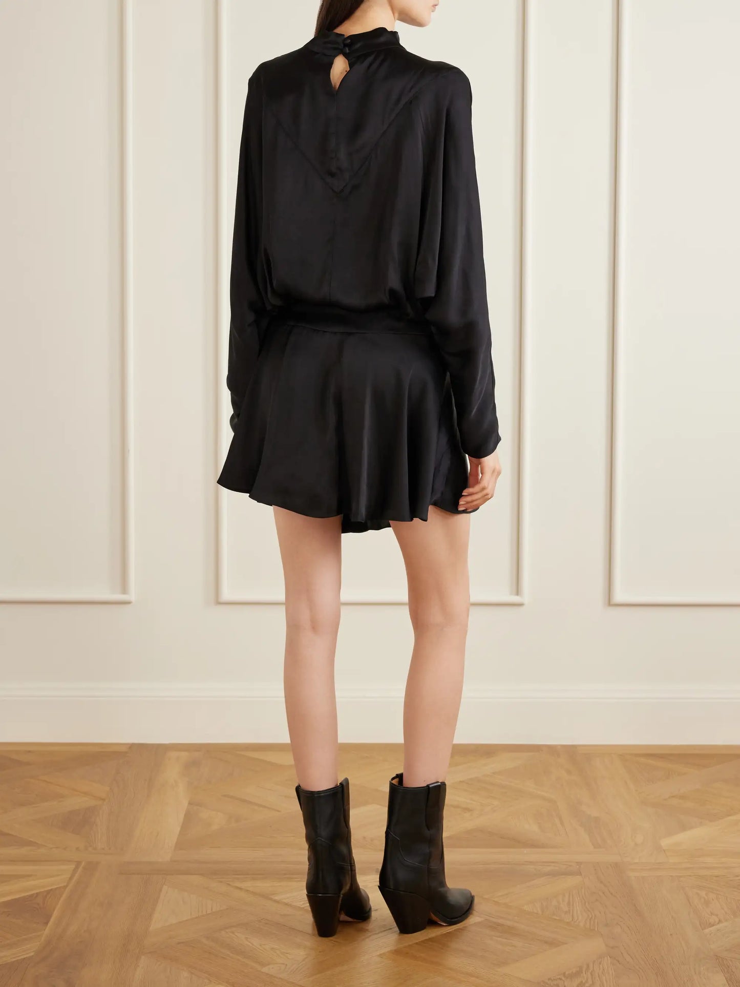 Neline Satin Mini Dress