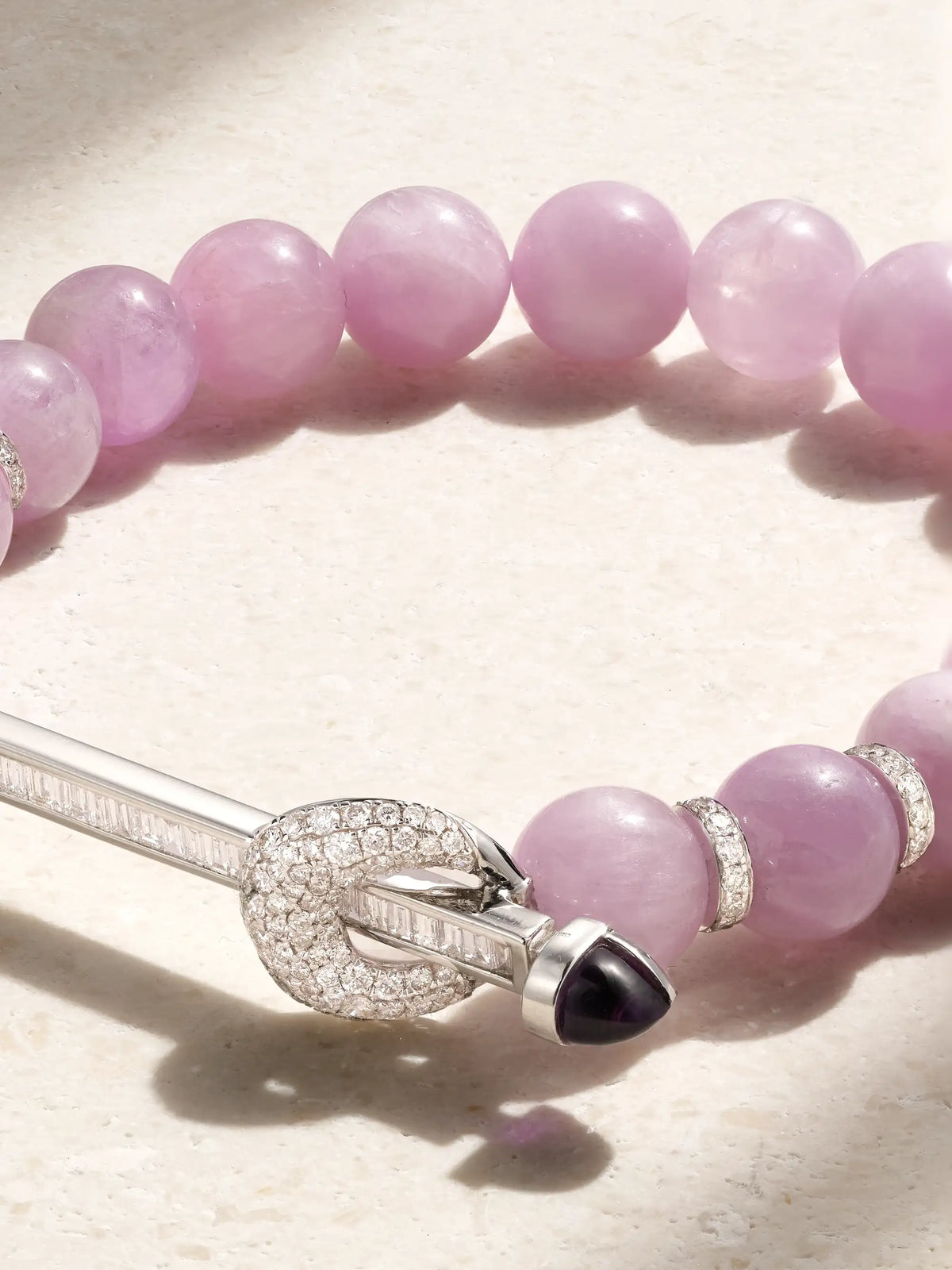 Chakra 18-karat White Gold Multi-stone Bracelet