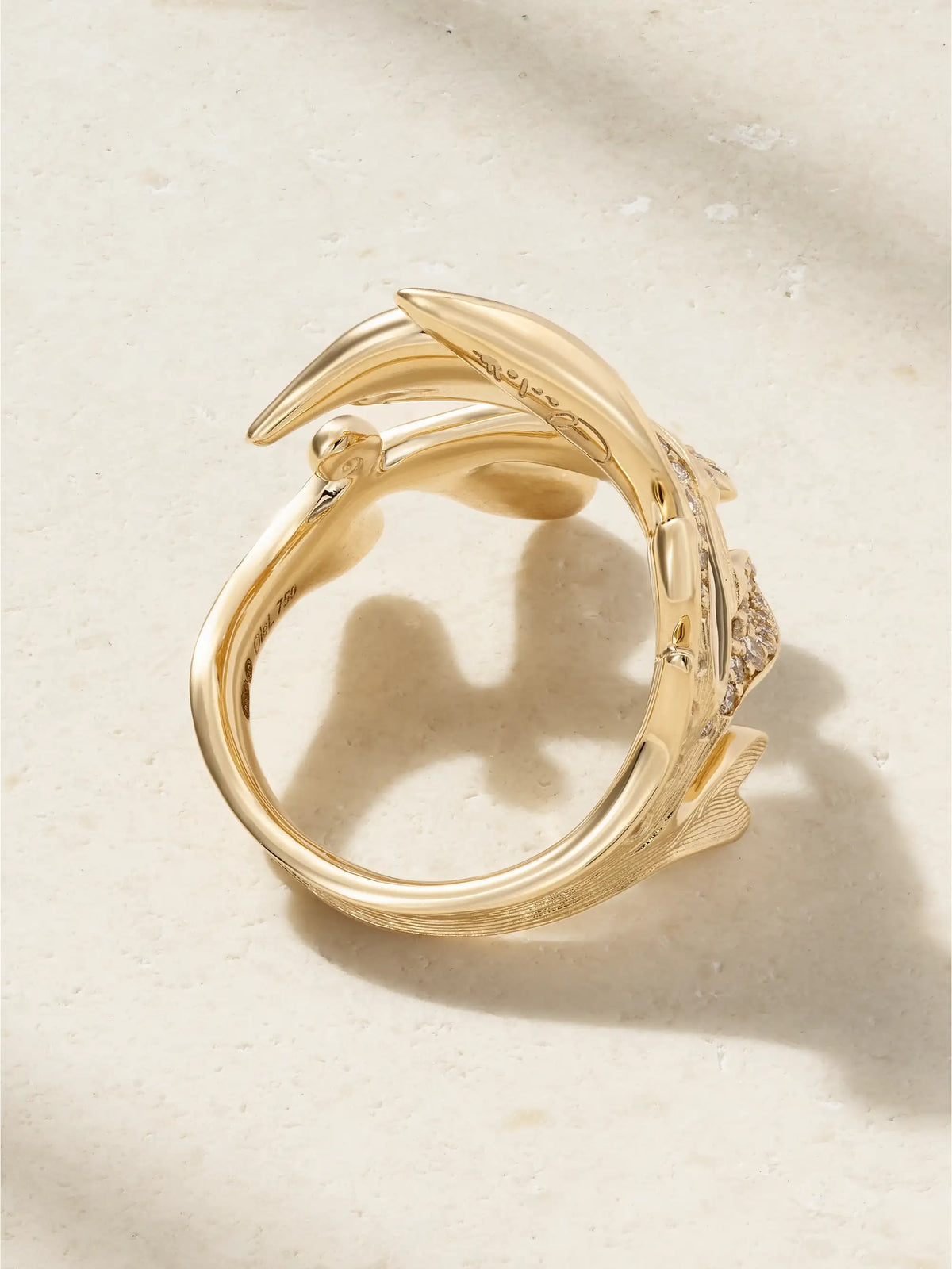 Forest 18-karat Gold Diamond Ring