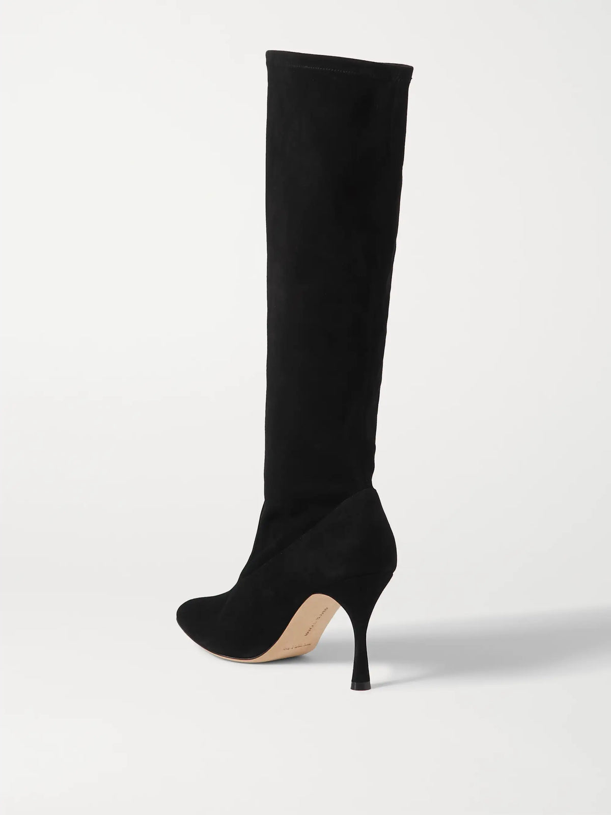 Pamfilo 90 Stretch-suede Knee Boots