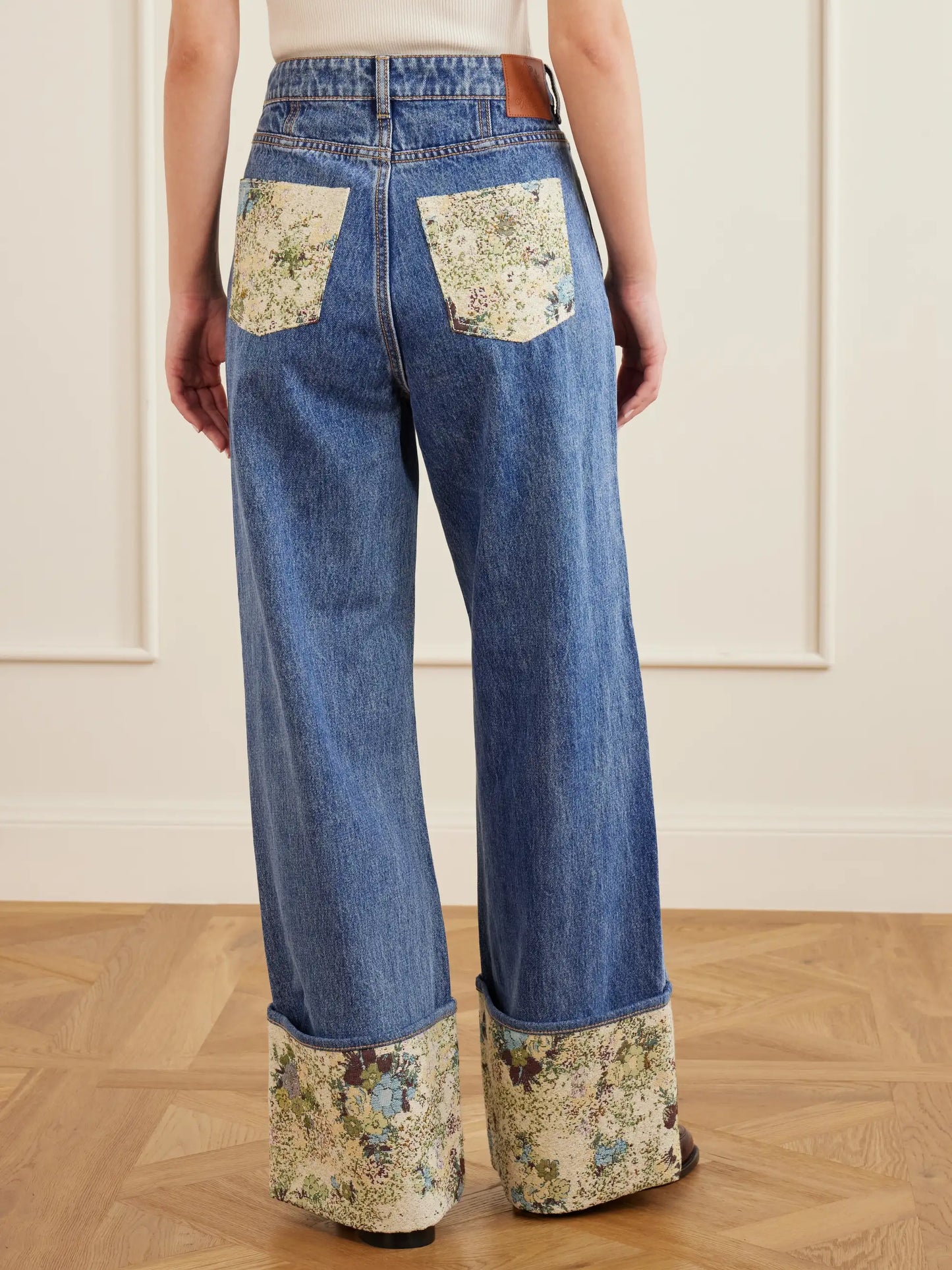 Marcel Printed Straight-leg Jeans