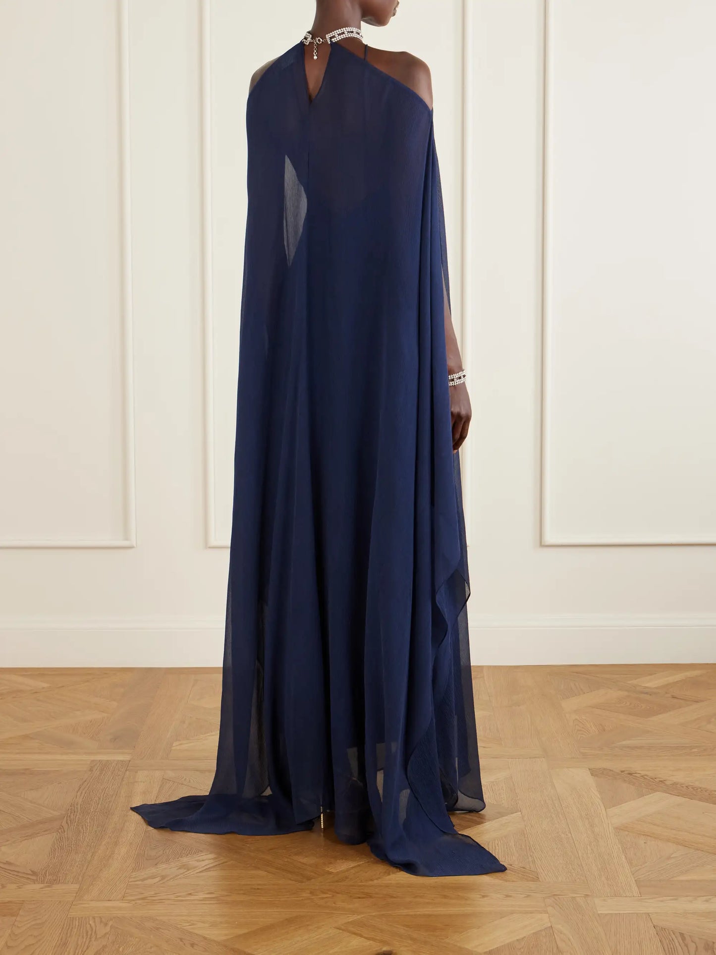 Sza Sza Silk-chiffon Gown