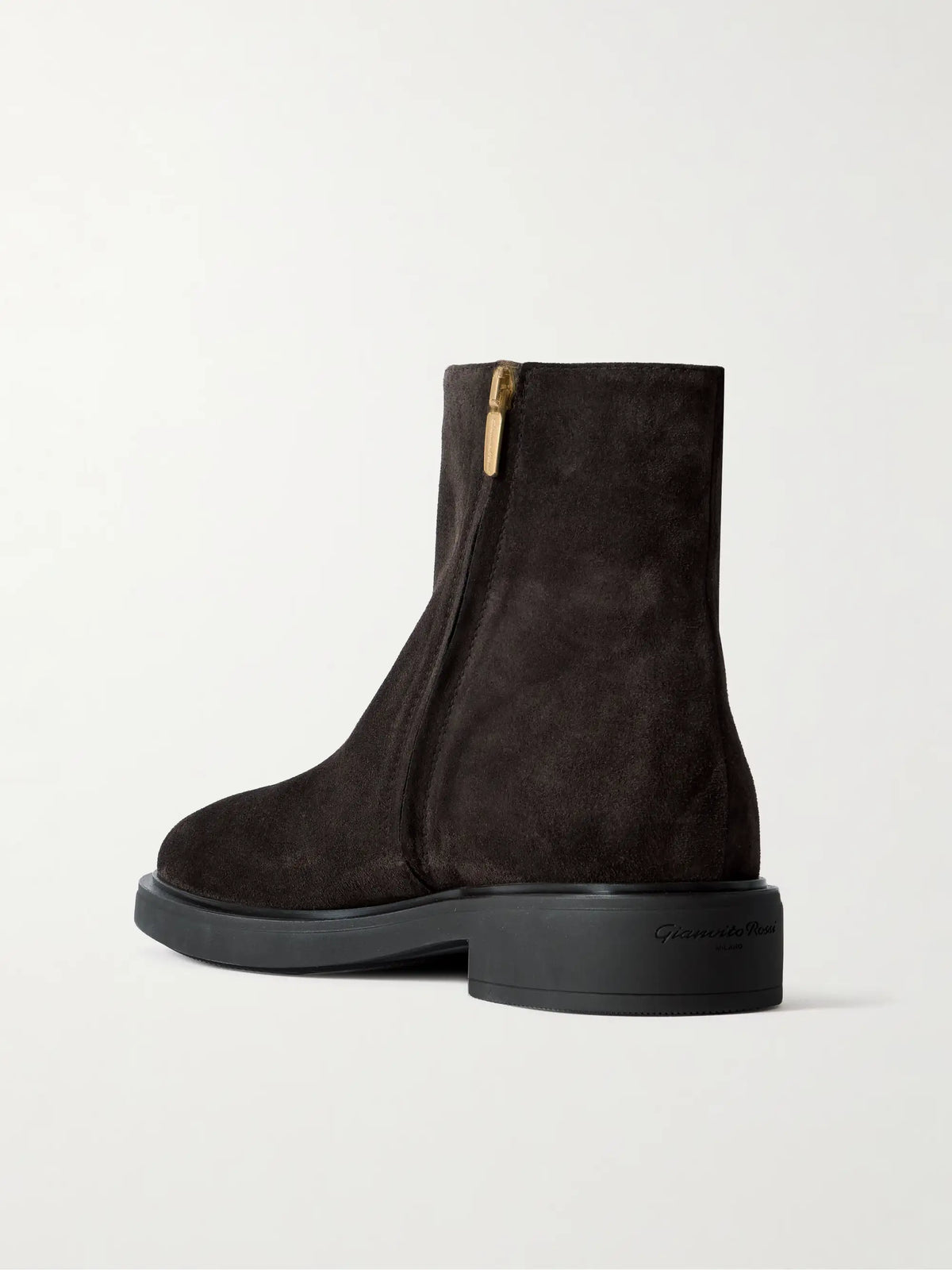 Lexington 20 Leather-trimmed Suede Ankle Boots