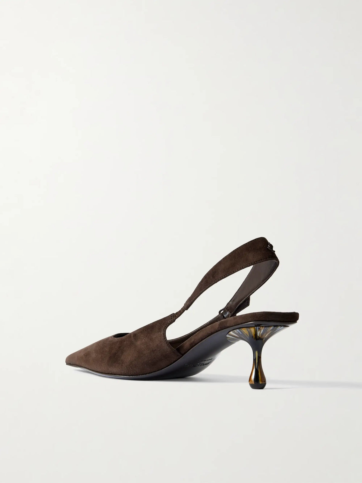 Amel 50 Suede Slingback Pumps