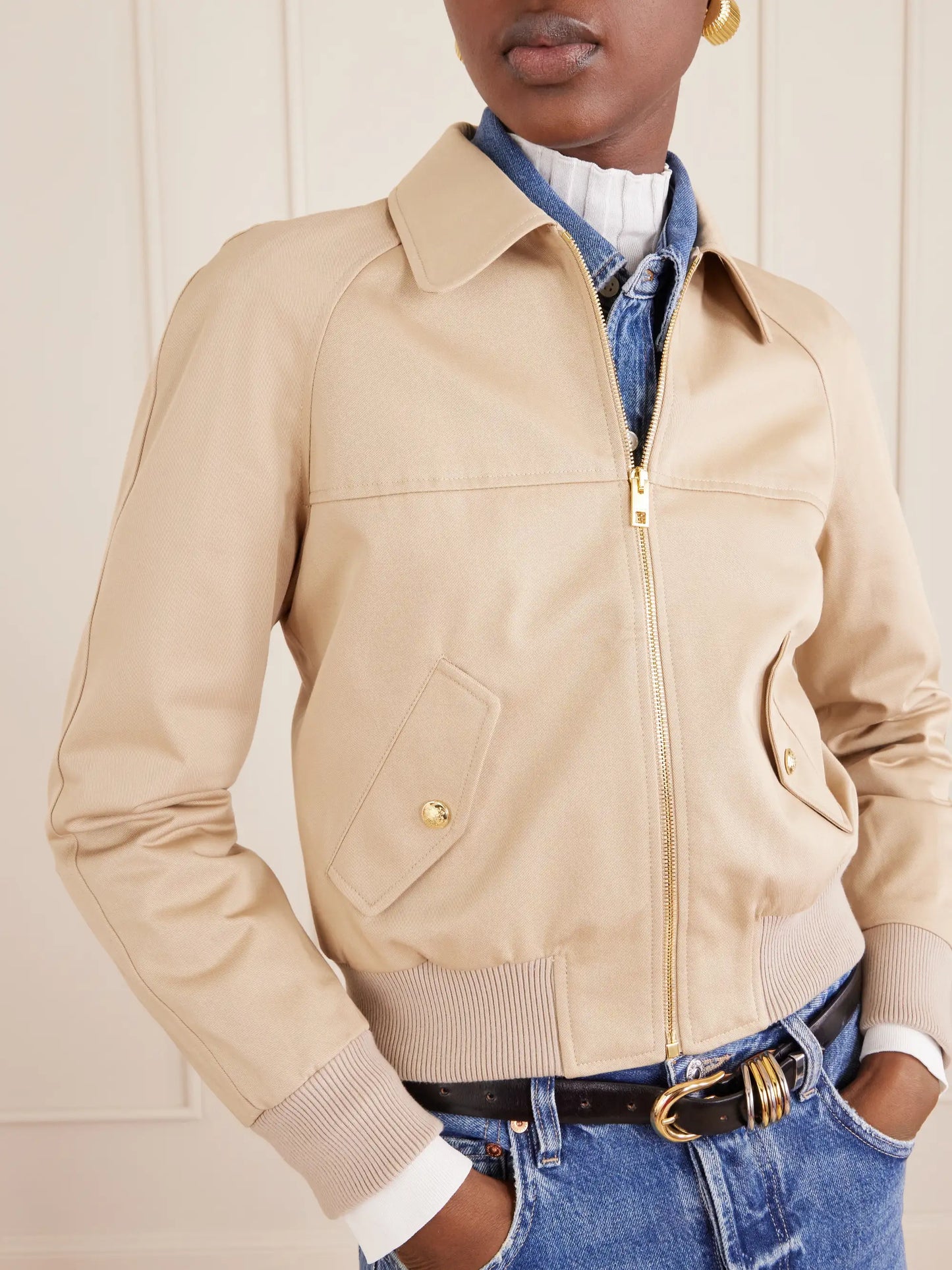 Saul Cotton Bomber Jacket