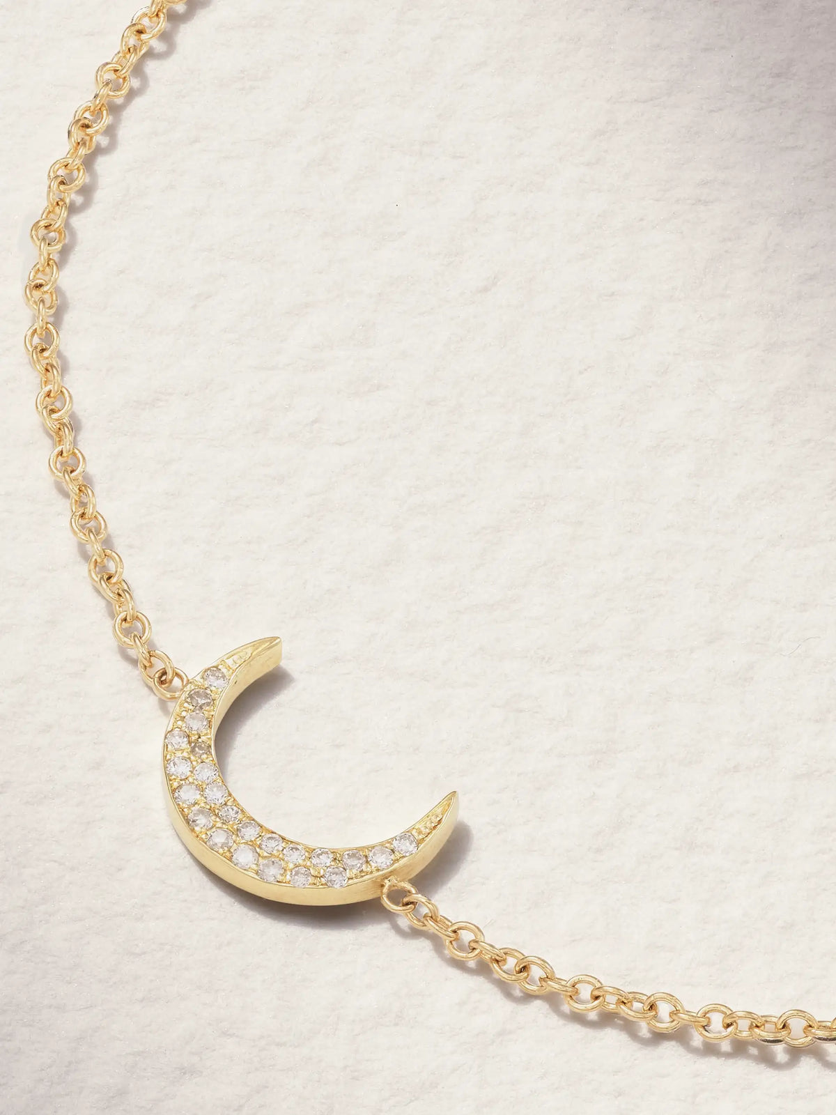 Mini Carson 18-karat Gold Diamond Bracelet