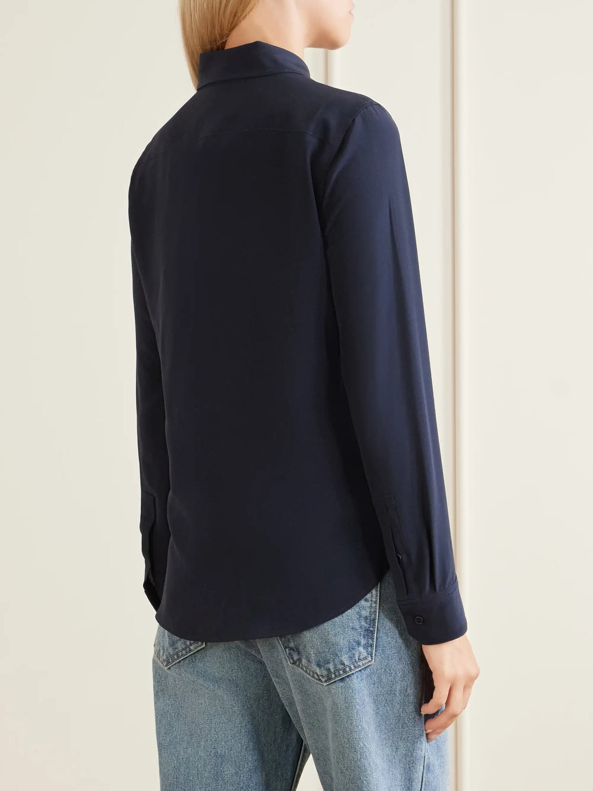 Nili Lotan Gaia Silk-crepe De Chine Shirt