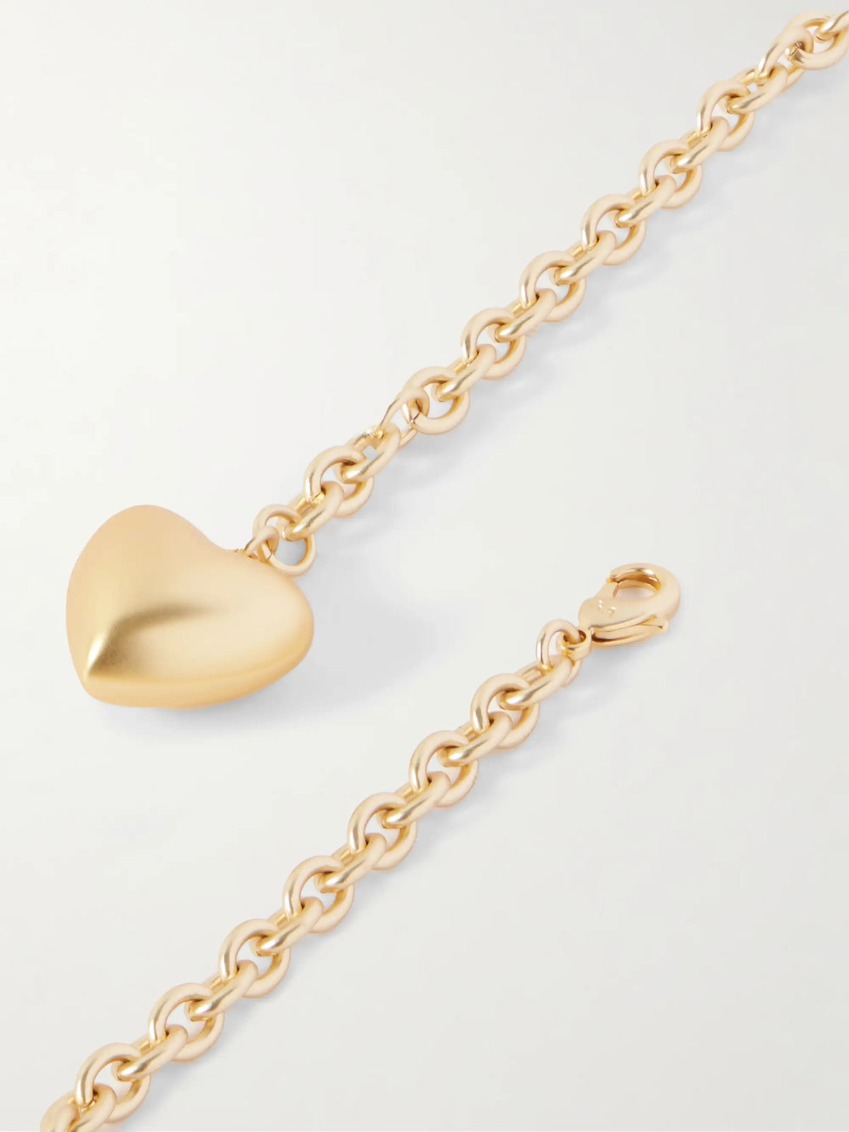 The Mini Puffy Heart Gold-tone Necklace
