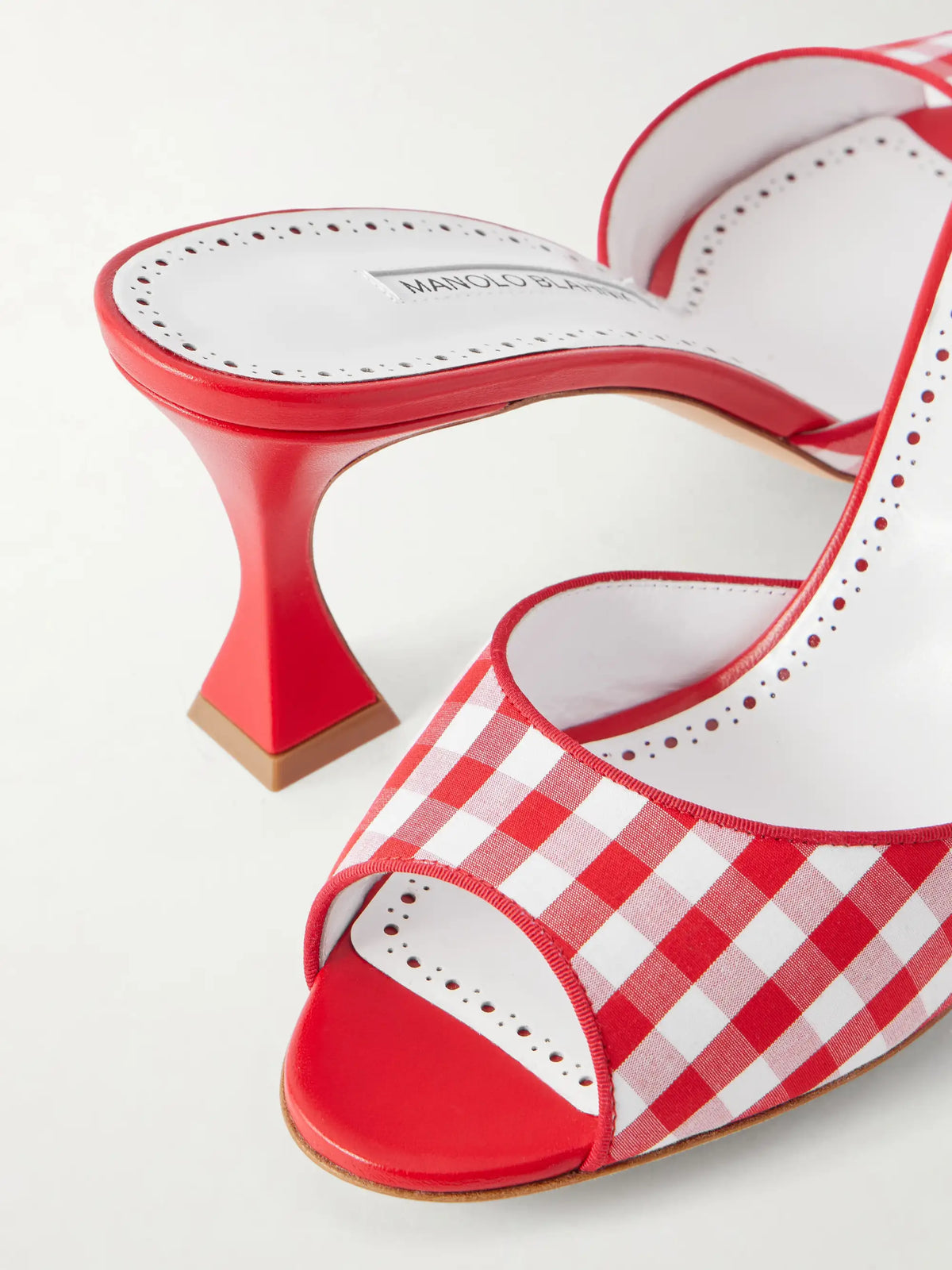 Jadara 70 Checked Woven Sandals