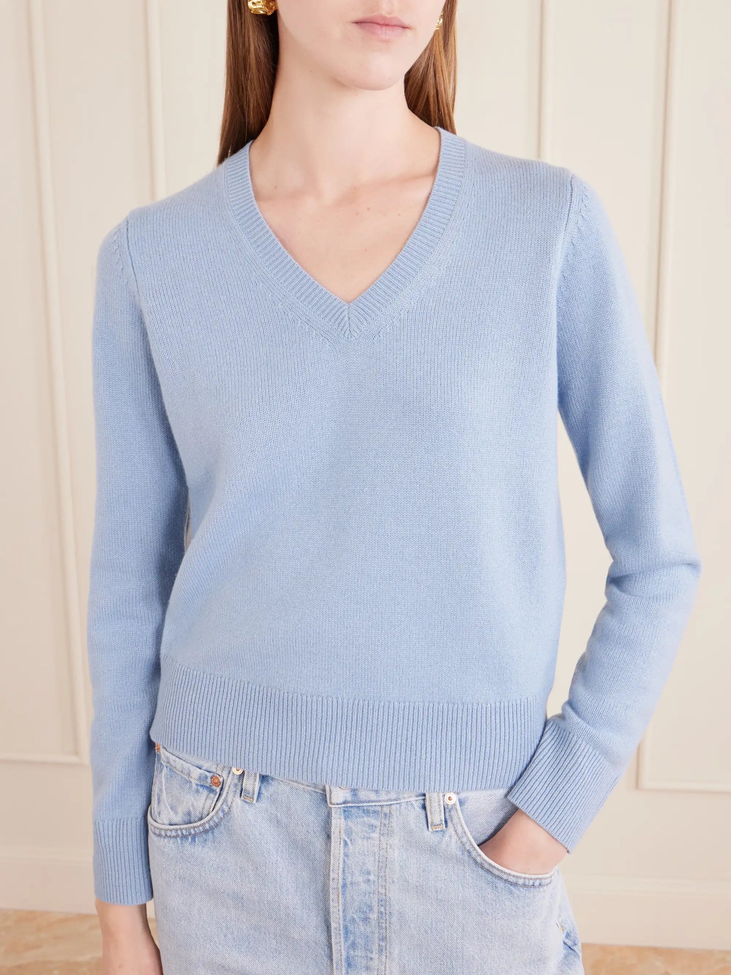 Camelia Knitted Cashmere Sweater