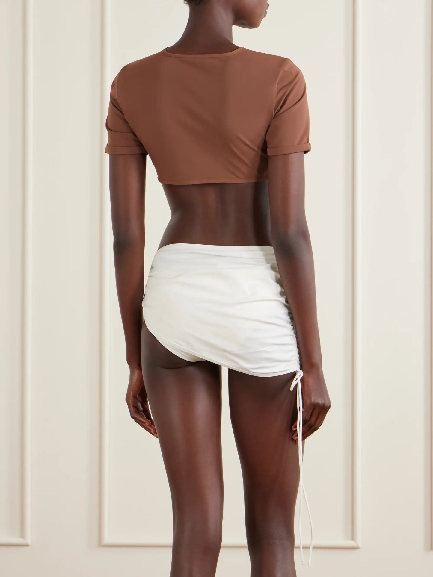 U Prong Tee Bikini Top