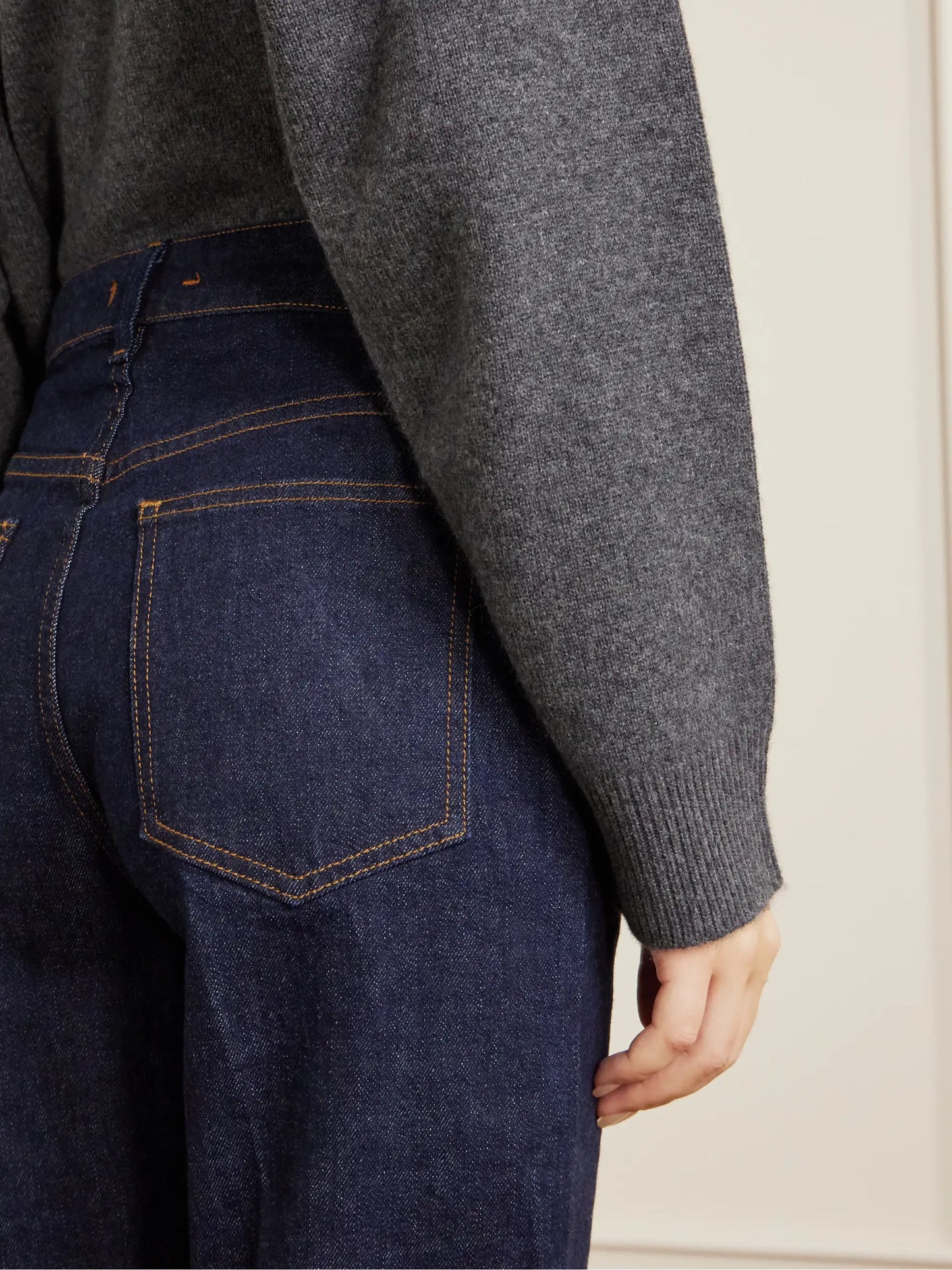 Flex Stretch High-rise Straight-leg Jeans
