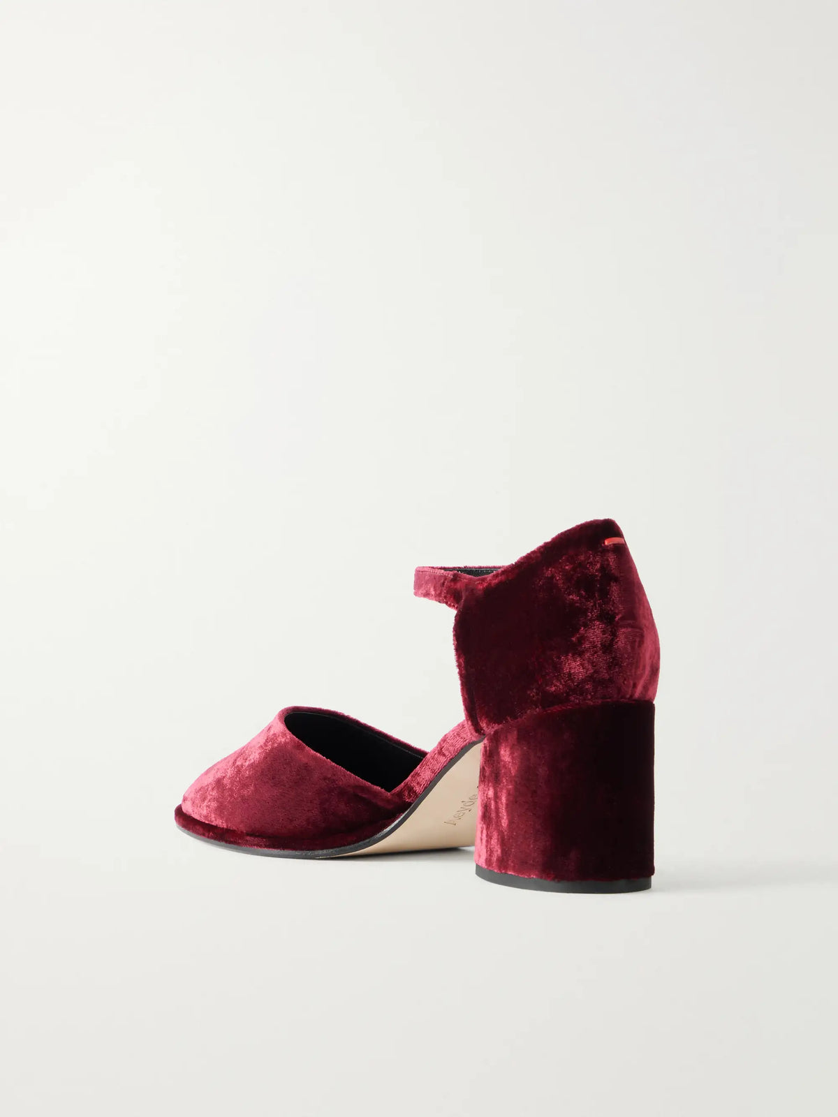 Aeyde Rana 65 Crushed Velvet Pumps