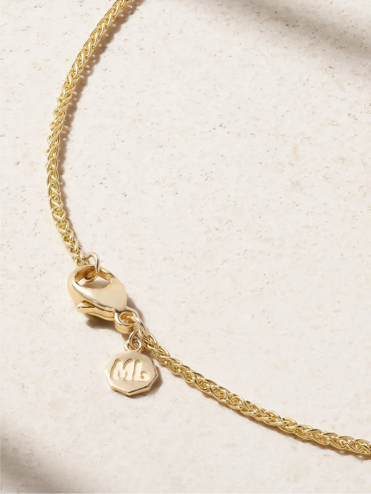 Southwestern Hamsa 14-karat Gold Diamond Necklace