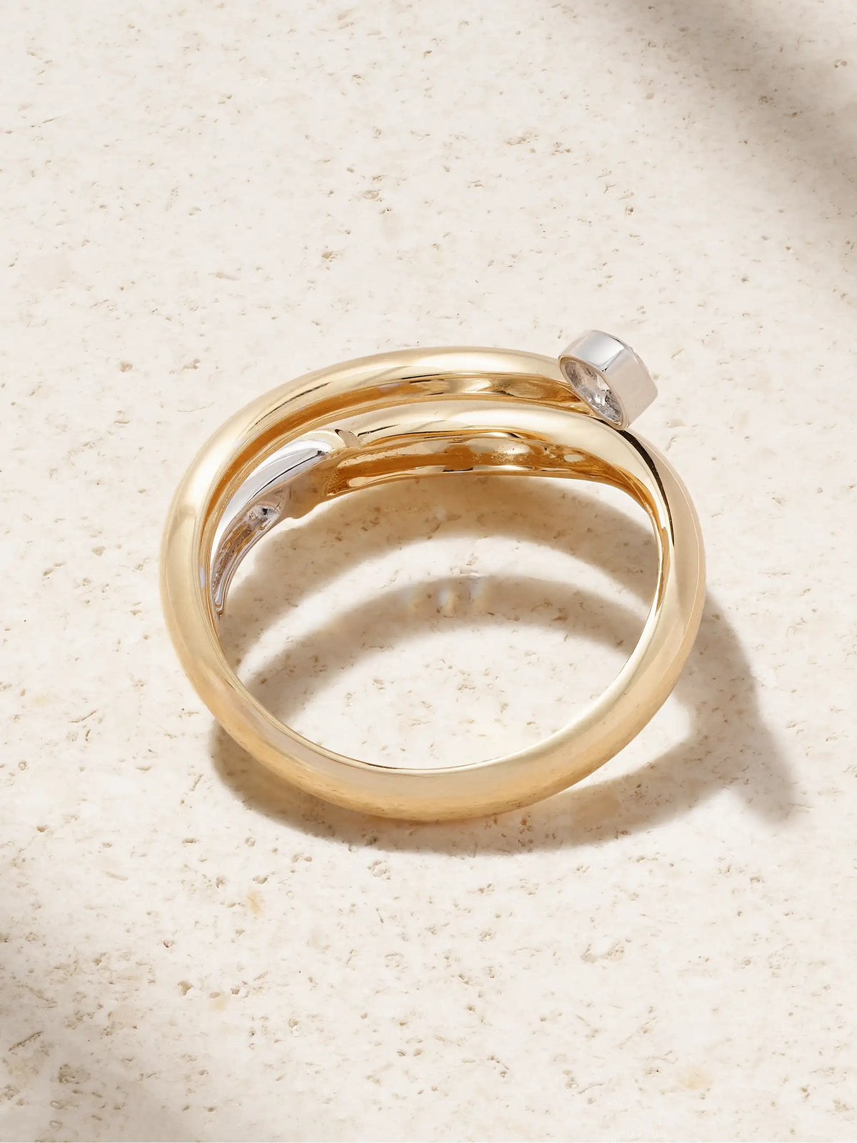 Boa Small 18-karat Gold Diamond Ring