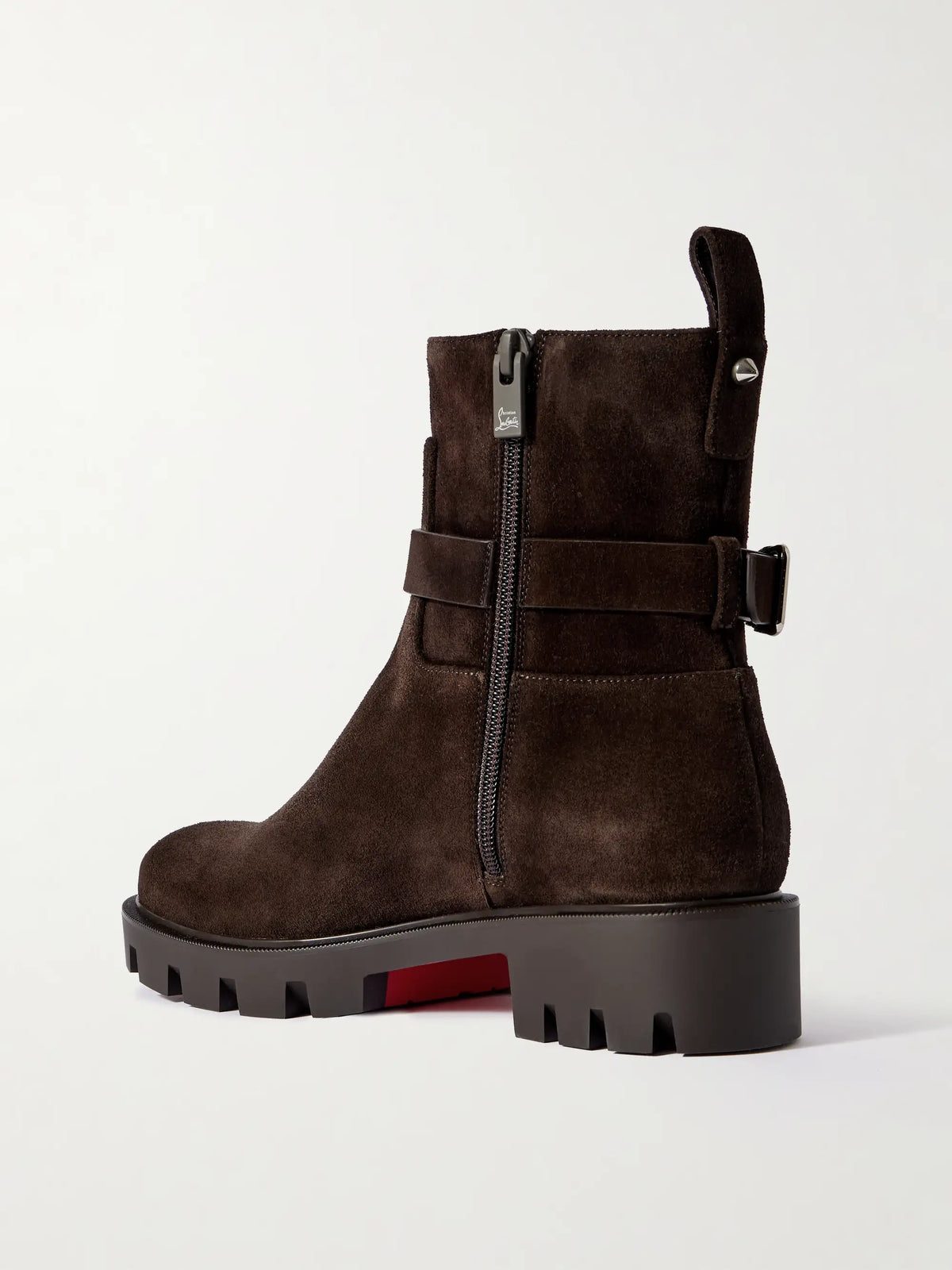 Dianouchette Buckled Suede Ankle Boots