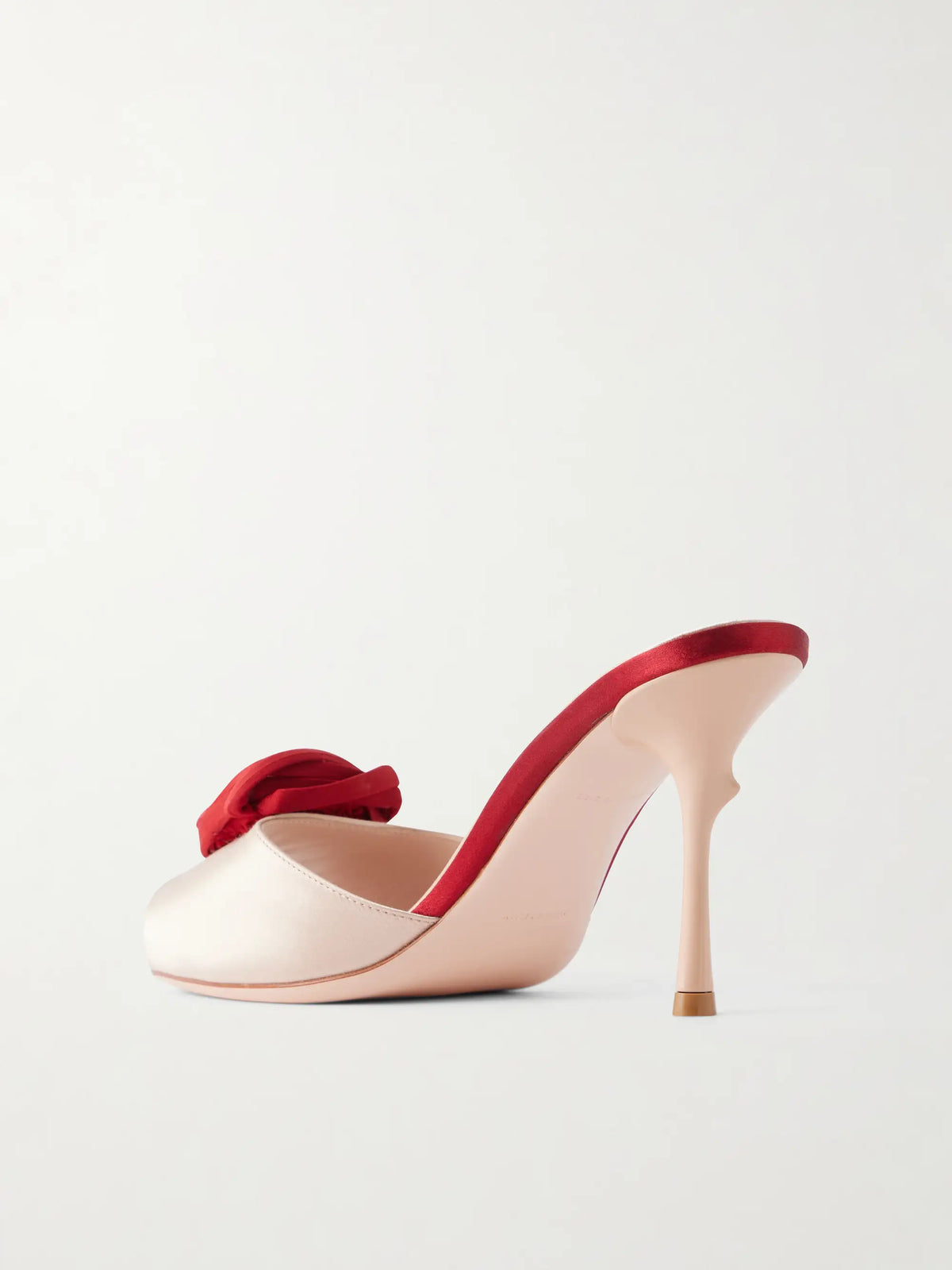 Epine Rose 85 Twill-trimmed Satin Sandals