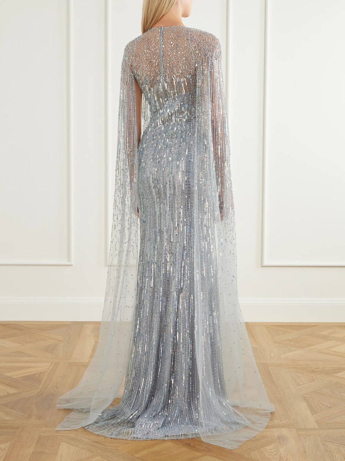 Jenny Packham Cosmic Dust Sequin-embellished Gown