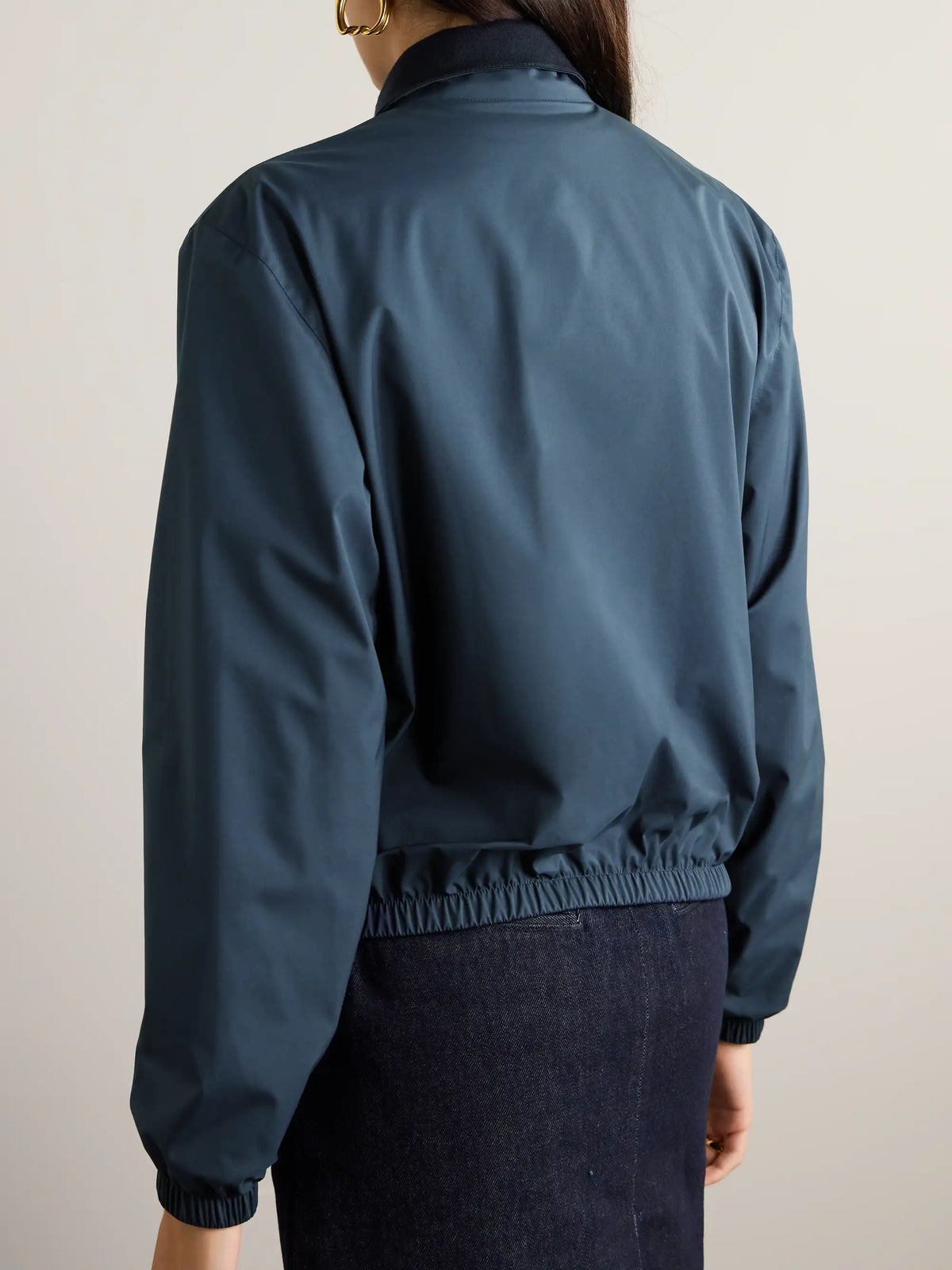 Loro Piana Reversible Shell And Cashmere Bomber Jacket
